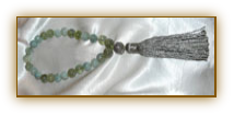 Aquamarine Mala 27 beads