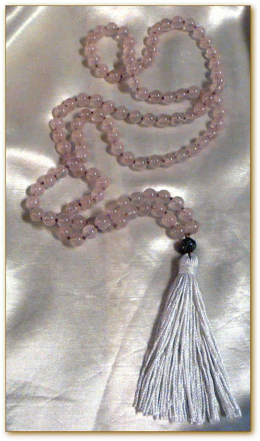 Rose Quartz Mala108 beads