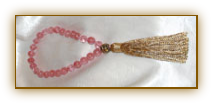 Strawberry Quartz Mala 8mm 27 Bead