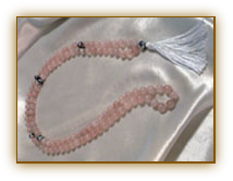 Rose Quartz with Cloisonne 108 Bead Mala
