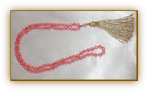 Pink Coral 108 Bead Mala