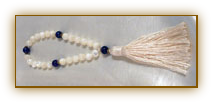 Mother of Pearl & Amethyst 27 beads